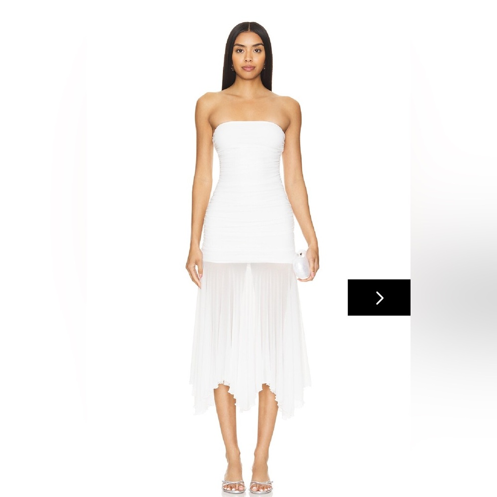Super down amaris strapless dress